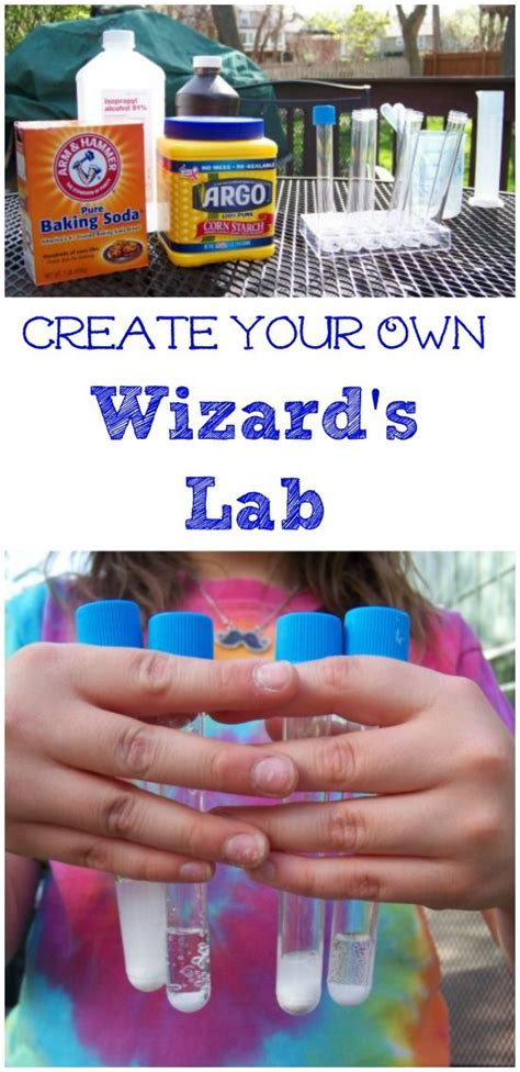 Enjoy a fun 'wizards lab' with the kids by mixing up some items from around the house in this ...