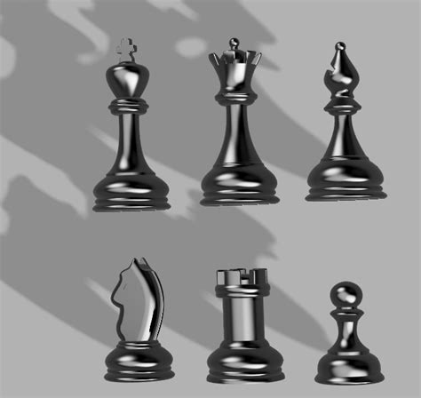 Chess Pieces by Dengamleninja | Download free STL model | Printables.com