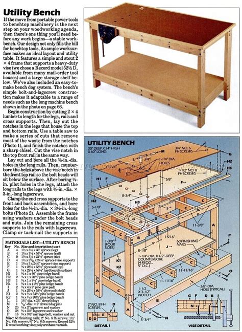 Garage Workbench Plans • WoodArchivist