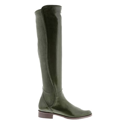 Carl Scarpa Emma Green Leather Knee High Boots | Jarrold, Norwich