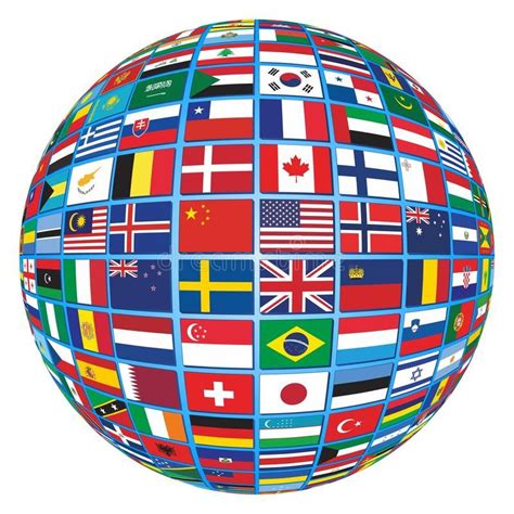 All World Country Flags Globe. Concept design of illustrator vector a globe plan #Sponsored , # ...