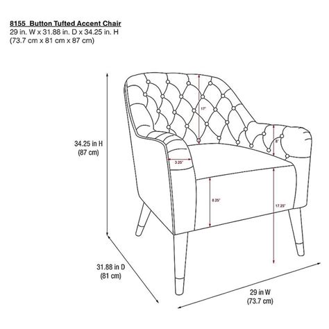 Easy Chair Dimensions Standard