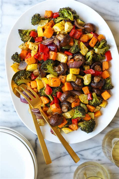 Roasted Vegetables - Damn Delicious