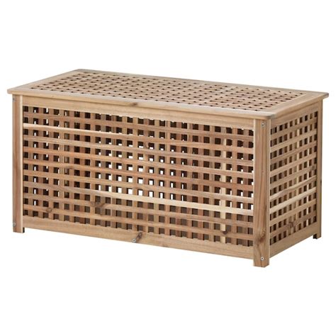 HOL storage table, acacia, 98x50 cm - IKEA