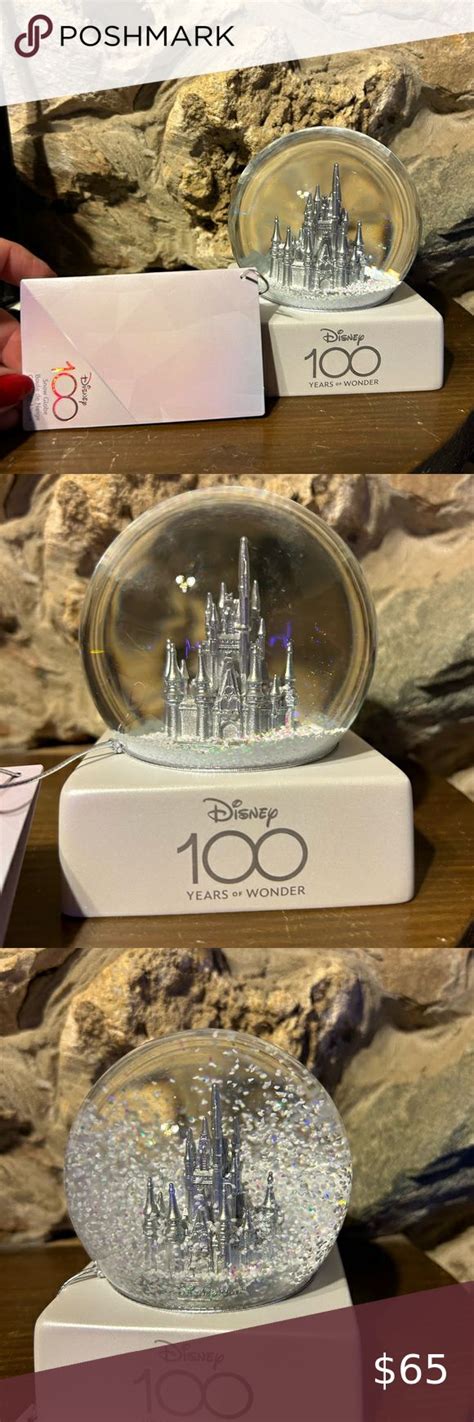 2023 Disney World 100 Anniversary Magic Kingdom Cinderella Castle Snow Globe NEW | Cinderella ...