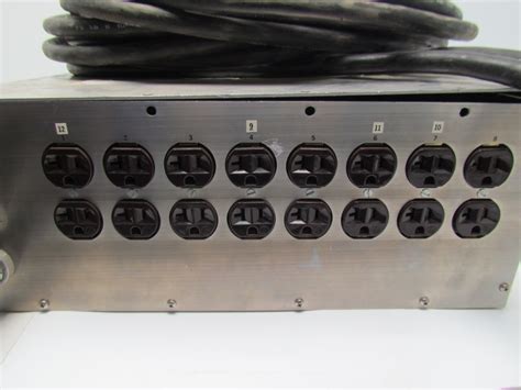 Rack Mount Switched 115V Power Distribution Unit 2 Circuits 8 Duplex Outlets | eBay