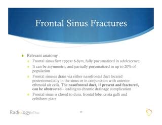 Imaging Of Facial Trauma Part 3 1 | PPT