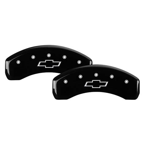 MGP® - Chevy Silverado 2016 Caliper Covers with Bowtie Engraving