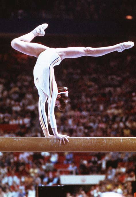 Nadia Comaneci, Romania - famous for her perfect score of 10 in 1976 ...