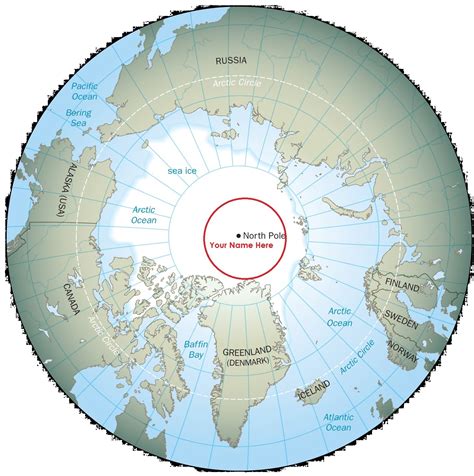 Sky Polaris » Blog Archive » North Pole Arctic Globe Map