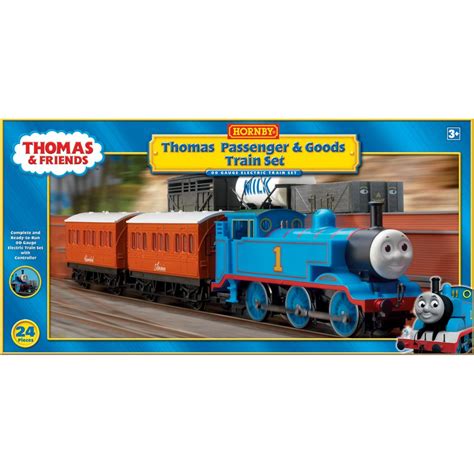 Hornby OO Gauge Thomas & Friends Thomas Passenger & Goods Train Set ...