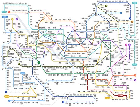 Seoul Metro Map Chinese