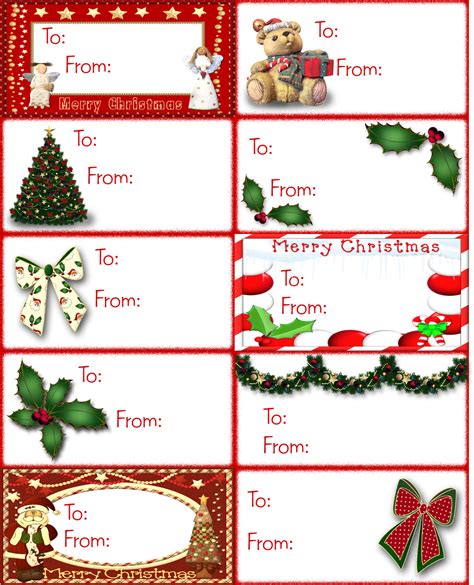 Graxa's Page: Christmas Printable Gift Tags