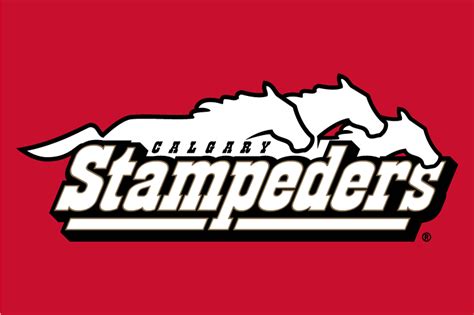 Calgary Stampeders Logo - Wordmark Logo - Canadian Football League (CFL) - Chris Creamer's ...