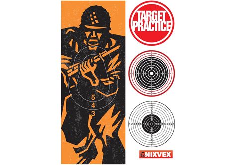 NixVex "Target Practice" Free Vector - Download Free Vector Art, Stock Graphics & Images
