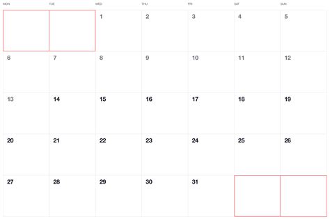 A Calendar in Three Lines of CSS | CSS-Tricks