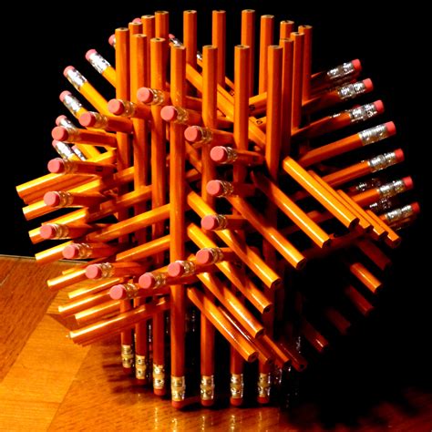 Geometric Sculpture From 72 Pencils (with Pictures) - Instructables