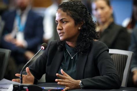 Aminath Shauna, Minister of Environment, Climate Change and Technology ...