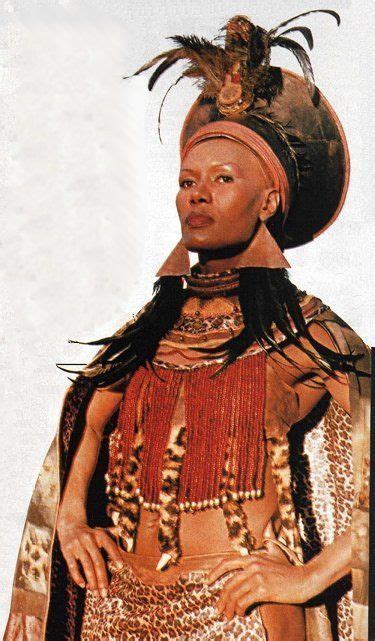 Shaka Zulu: The Last Great Warrior-2001 The Legendary Grace Jones as Queen Nandi | Zulu women ...