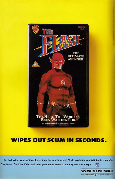 STARLOGGED - GEEK MEDIA AGAIN: THE FLASH VHS ADVERT