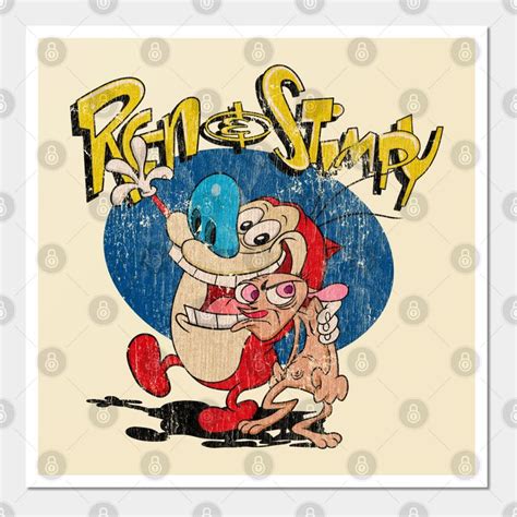 Vintage Ren and Stimpy by oniside | Art, Animation, Art prints