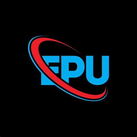 EPU logo. EPU letter. EPU letter logo design. Initials EPU logo linked ...