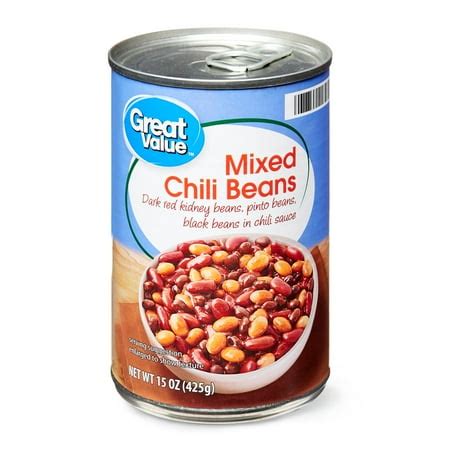 Great Value Mixed Chili Beans, 15 oz - Walmart.com