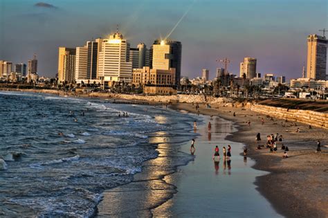 Surreal Israel » Sunset over Tel Aviv