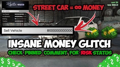 GTA 5 Online Money Glitch, Sell Any Street Car for Millions - YouTube