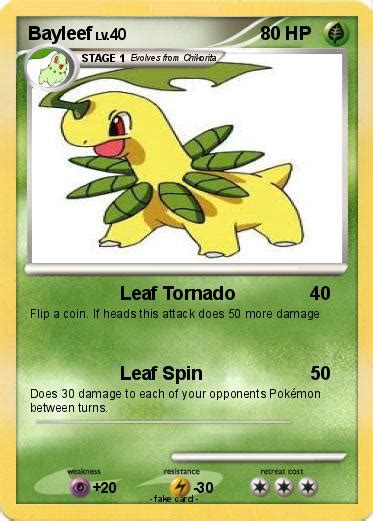 Pokémon Bayleef 86 86 - Leaf Tornado - My Pokemon Card