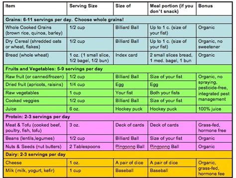 Food Portions and Serving Sizes (Mindful Eats) | Food portions, Food portion sizes, Portion ...