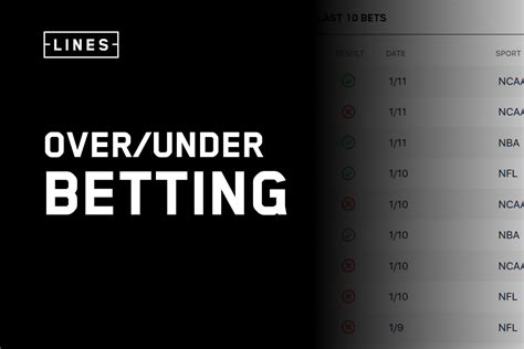 Over Under Betting in Sport - A Complete Guide | Lines.com