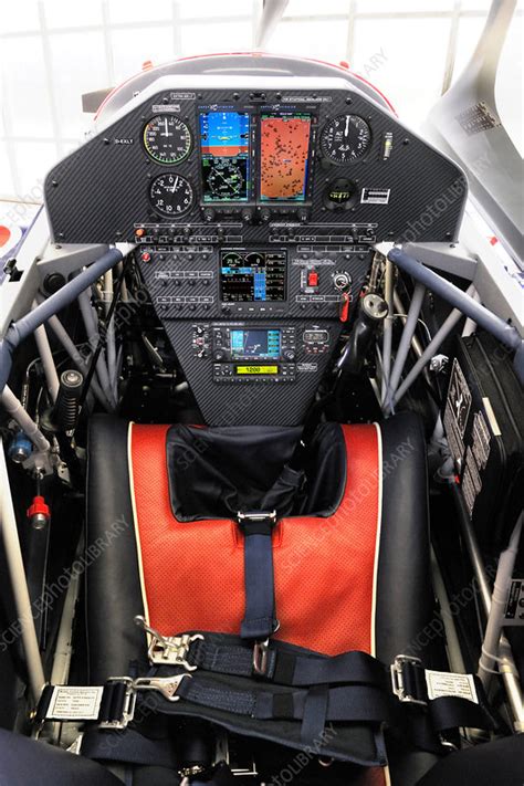 Extra 330LT light aircraft cockpit - Stock Image - C037/8819 - Science ...