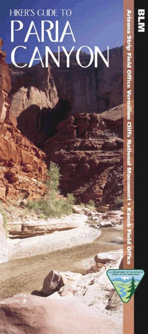 Hikers Guide to Paria Canyon Map | Glen Canyon