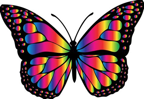 Clipart - Monarch Butterfly 2 Variation 9