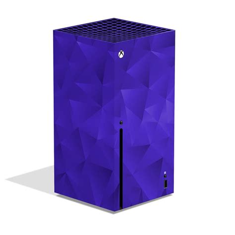 Deep Purple Polygonized Xbox Series X Console Skin | Console, Deep ...