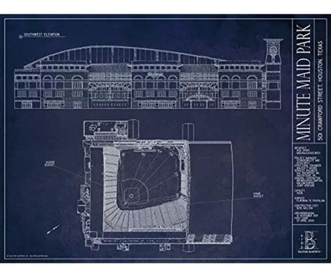 Brand: Ballpark Blueprints Minute Maid Park Blueprint | Envío gratis