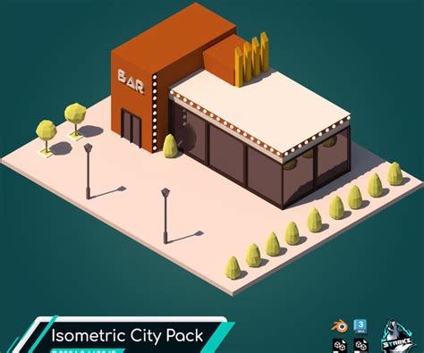 ArtStation - Isometric City | Game Assets