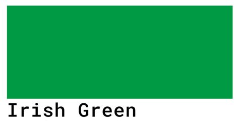 Irish Green Color Codes - The Hex, RGB and CMYK Values That You Need