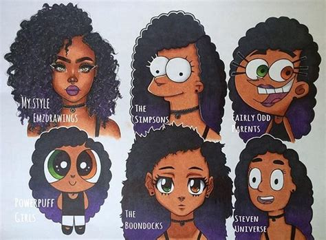 DRAWING THE SAME CHARACTERS IN DIFFERENT STYLES | Personagens meninas de desenhos animados ...