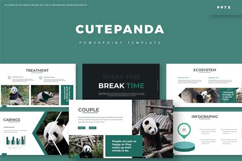 Cutepanda - Powerpoint Template | Presentation Templates ~ Creative Market