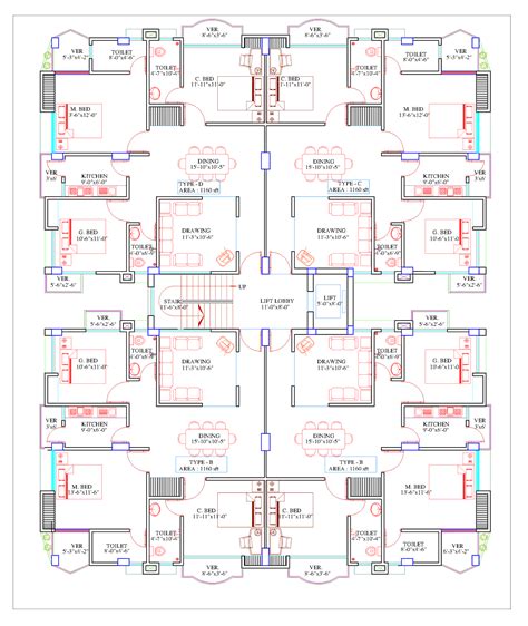 Different Types of Residential Building Plans and Designs - First Floor Plan - House Plans and ...