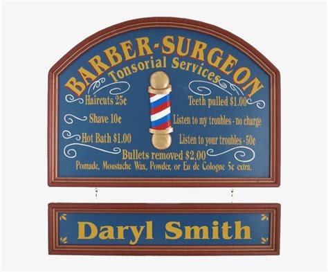 Barber Surgeon Sign And Gift18"x24" - Barber Surgeon - Free Transparent PNG Download - PNGkey