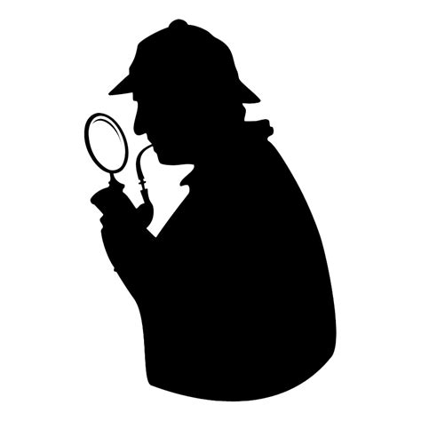 Sherlock Holmes Silhouette Transparent Free PNG - PNG All | PNG All