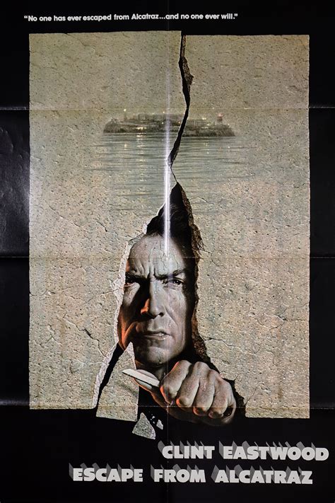 Authentic Vintage Poster | Escape From Alcatraz