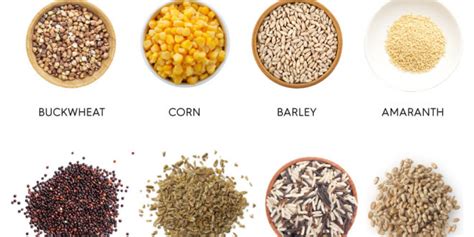 Different Types Of Grains List