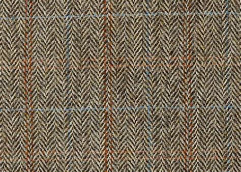 Harris Tweed Herringbone Moss Fabric | L002H - Wood Bros