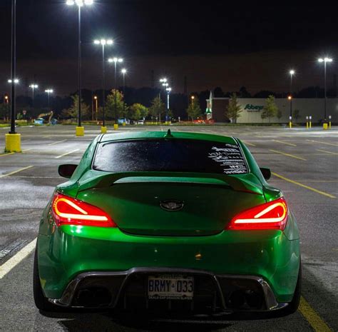 Green Hyundai Genesis | Hyundai genesis coupe, Hyundai genesis, Hyundai