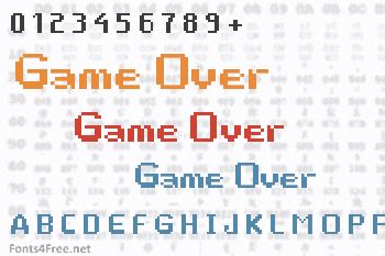 Game Over Font Download - Fonts4Free