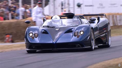 Watch The Rare Pagani Zonda HP Barchetta Climb The Goodwood Hill